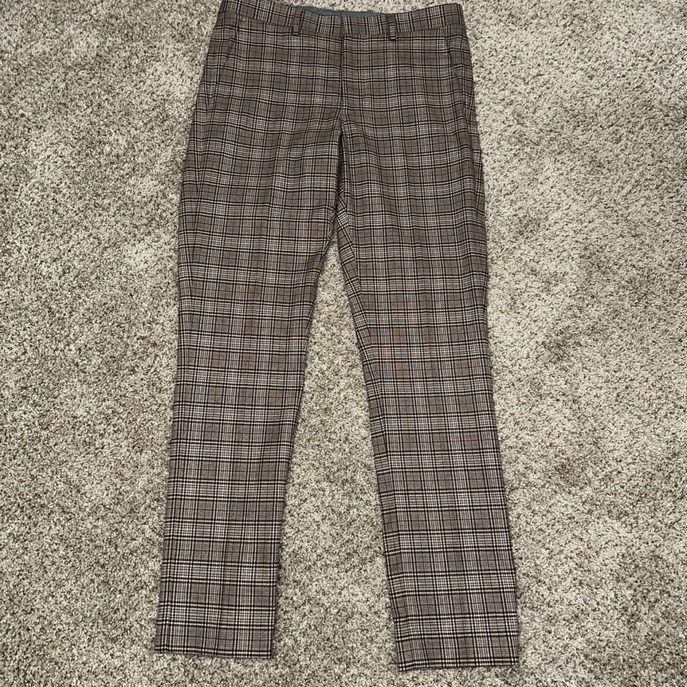 Tan Murano 32x33 Slim Fit dress pants